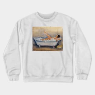 Magic of a hot bath Crewneck Sweatshirt